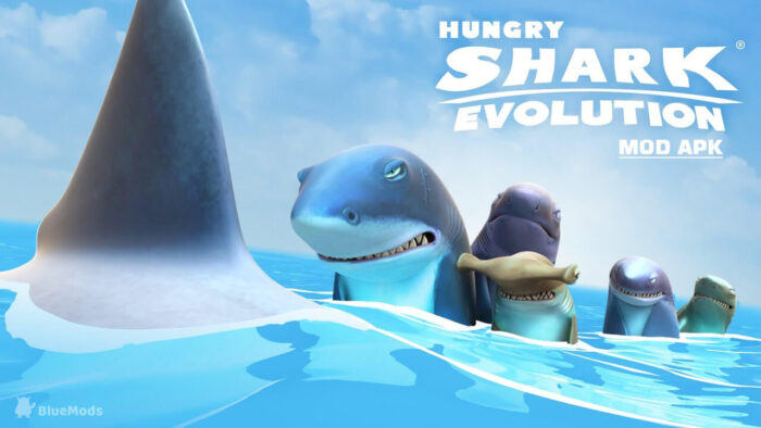 Hungry Shark Mod Apk Game Bertemakan Bawah Laut